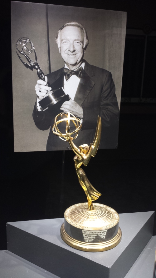 The Emmy in the Cronkite Memorial.