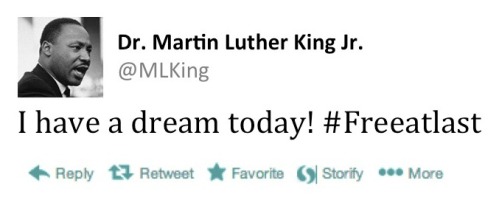Martin Luther King tweet